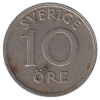 Швеция 10 эре 1924 год 