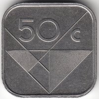 Аруба 50 центов 2000 год (UNC)