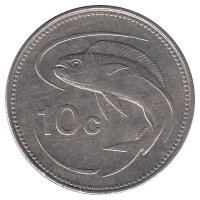 Мальта 10 центов 1986 год