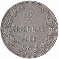 Финляндия (Великое княжество) 2 марки 1906 год (гурт 500.1)