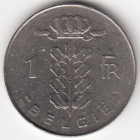 Бельгия (Belgie) 1 франк 1978 год