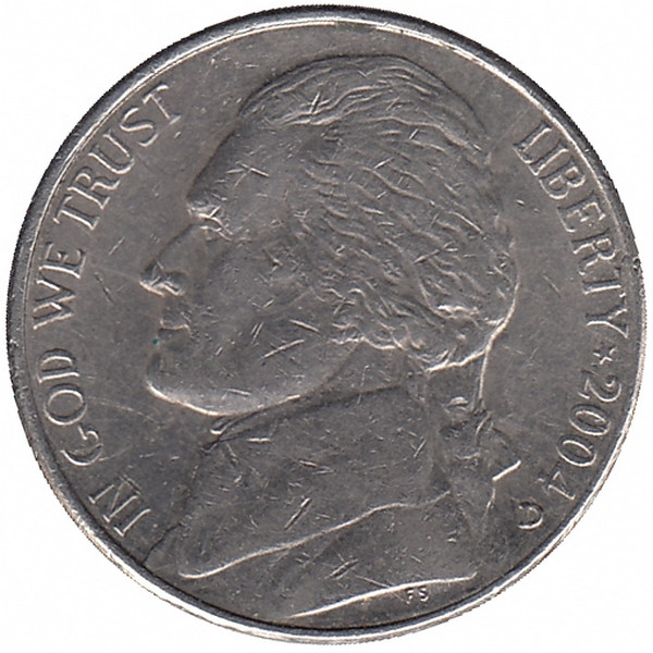 США 5 центов 2004 год (D)