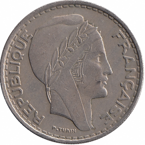 Алжир 50 франков 1949 год