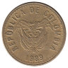 Колумбия 5 песо 1989 год
