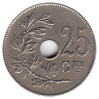 Бельгия (Belgie) 25 сантимов 1928 год