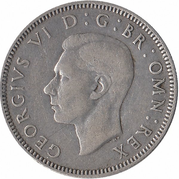 Великобритания 1 шиллинг 1940 год (Английский герб)