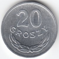 Польша 20 грошей 1973 год