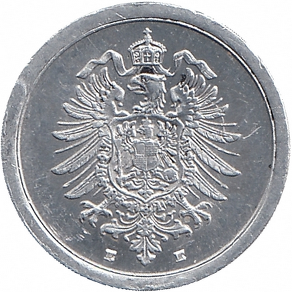 Германия 1 пфенниг 1917 год (E) UNC