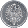Германия 1 пфенниг 1917 год (E) UNC