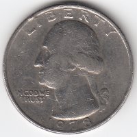 США 25 центов 1978 год