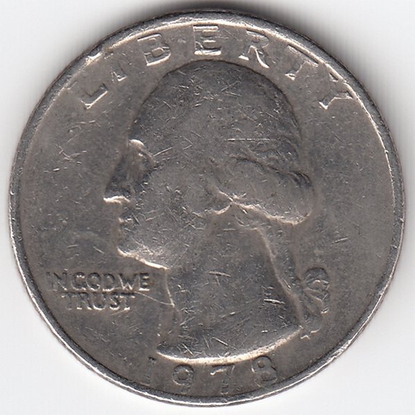 США 25 центов 1978 год