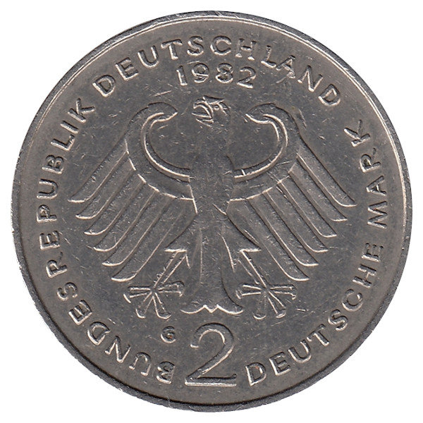 ФРГ 2 марки 1982 год (G)