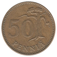 Финляндия 50 пенни 1976 год 