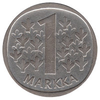 Финляндия 1 марка 1964 год 
