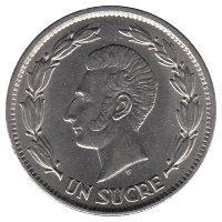 Эквадор 1 сукре 1937 год (UNC)