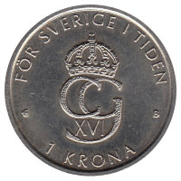 Швеция 1 крона 2000 год (Миллениум) UNC