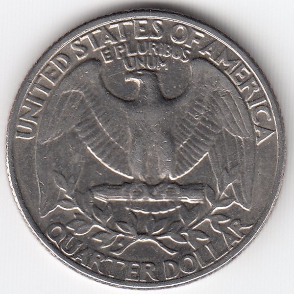 США 25 центов 1985 год (P)