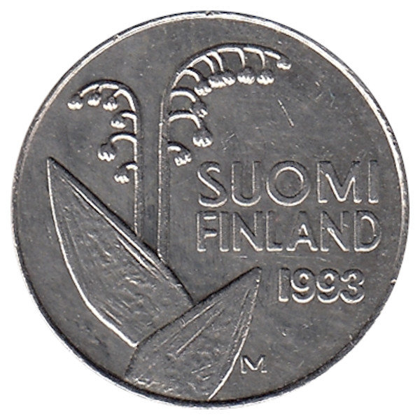 Финляндия 10 пенни 1993 год