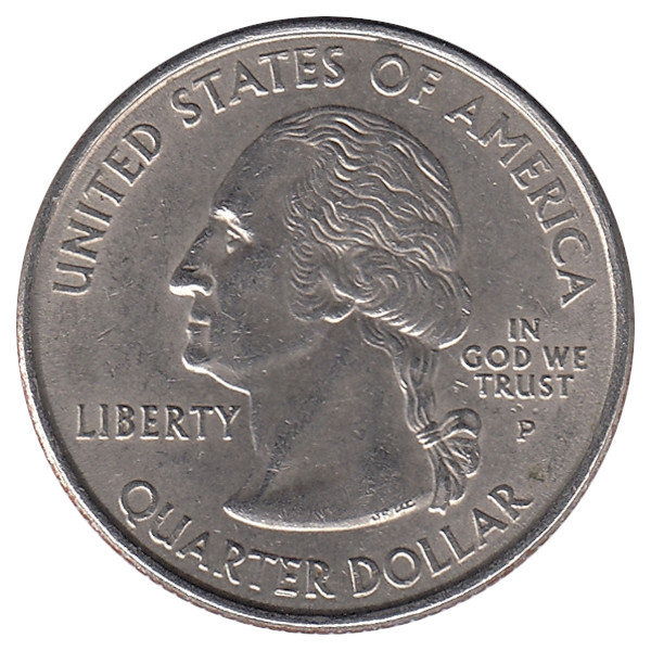 США 25 центов 2000 год (P). Нью-Гэмпшир.