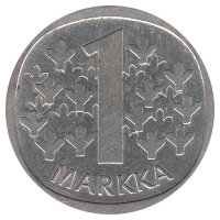 Финляндия 1 марка 1965 год 