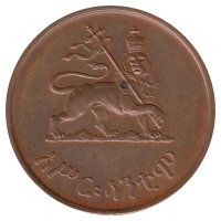 Эфиопия 10 центов 1944 год