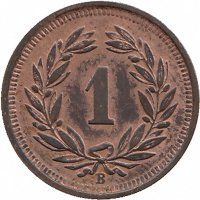 Швейцария 1 раппен 1941 год