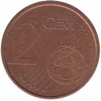 Испания 2 евроцента 2001 год