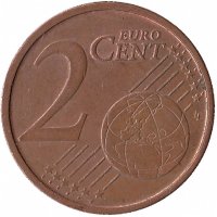 Германия 2 евроцента 2004 год (D)