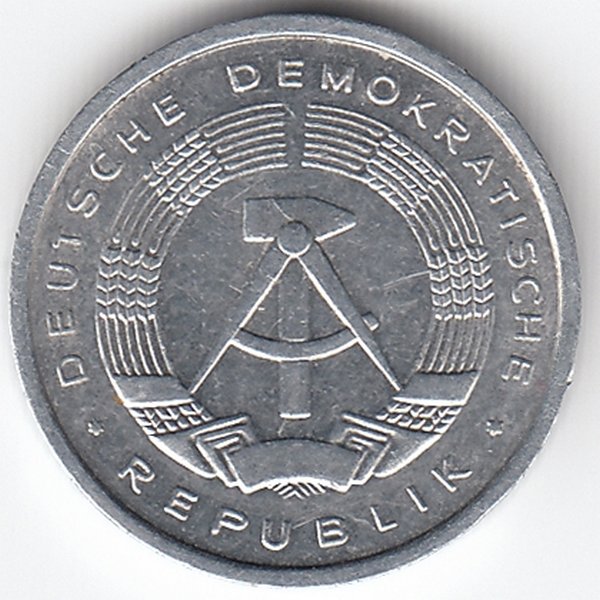 ГДР 1 пфенниг 1979 год