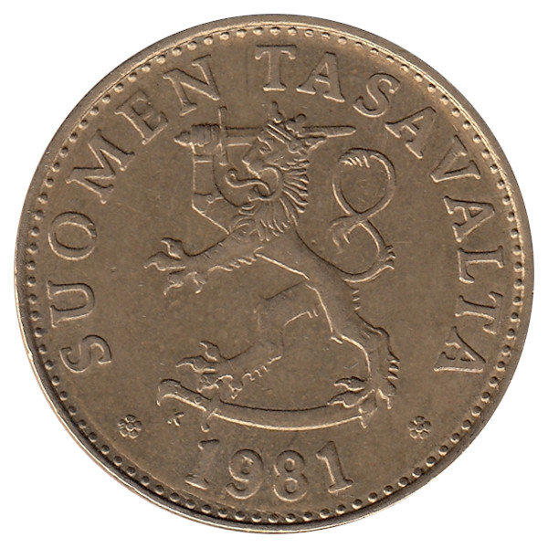 Финляндия 50 пенни 1981 год 