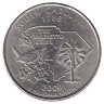 США 25 центов 2000 год (P). Южная Каролина.