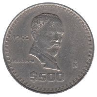 Мексика 500 песо 1988 год