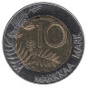Финляндия 10 марок 2000 год (UNC)