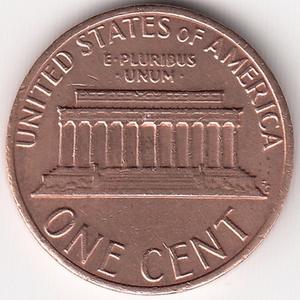США 1 цент 1976 год