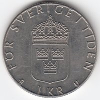 Швеция 1 крона 1984 год