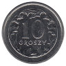 Польша 10 грошей 2002 год