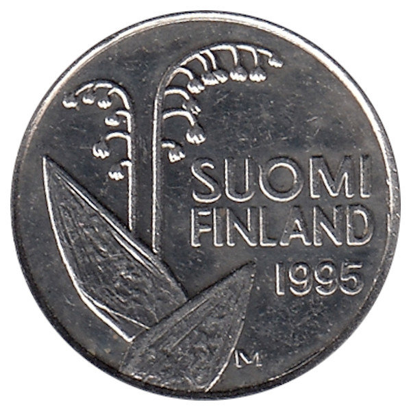 Финляндия 10 пенни 1995 год