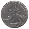 США 25 центов 2001 год (P). Вермонт.