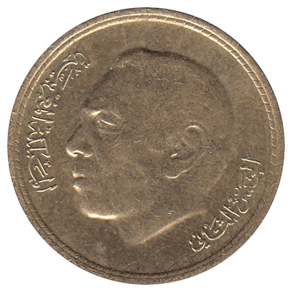 Марокко 20 сантимов 1974 год (XF)