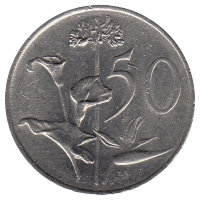 ЮАР  50 центов 1985 год
