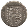 Великобритания 1 фунт 2012 год
