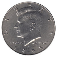 США 1/2 доллара 1995 год "D" (UNC)