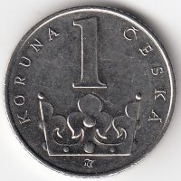 Чехия 1 крона 1994 год