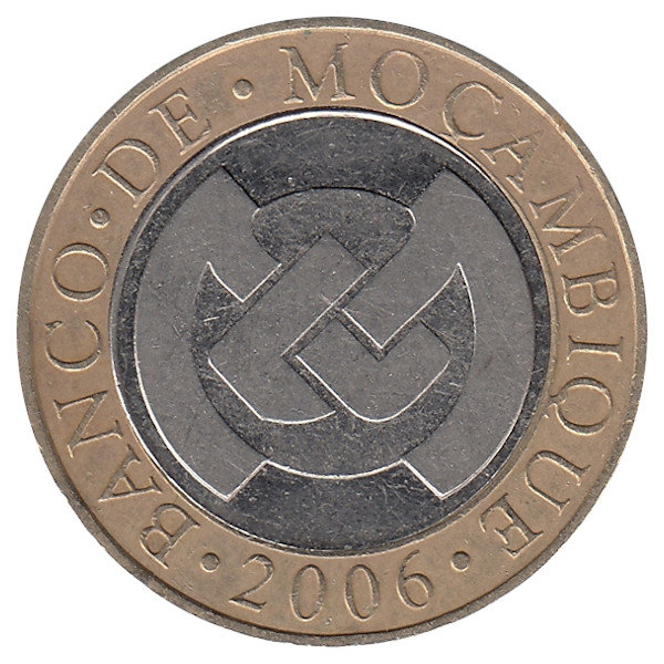 Мозамбик 10 метикалов 2006 год
