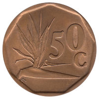 ЮАР  50 центов 1991 год