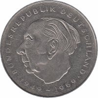 ФРГ 2 марки 1980 год (J)