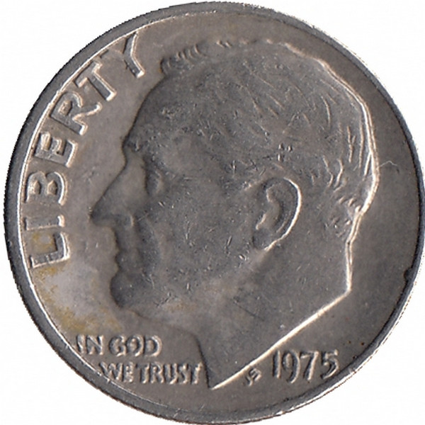США 10 центов 1975 год