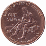 США 1 цент 2009 год (D) UNC