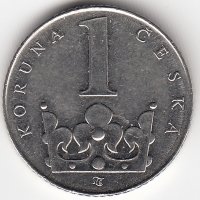 Чехия 1 крона 1995 год