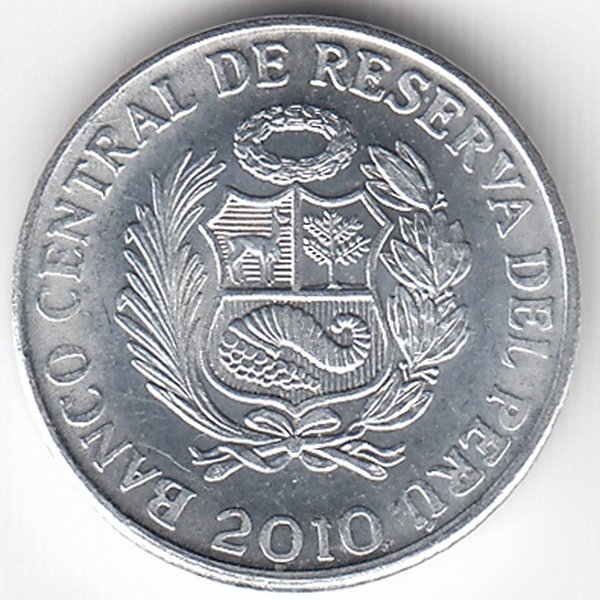 Перу 1 сентимо 2010 год